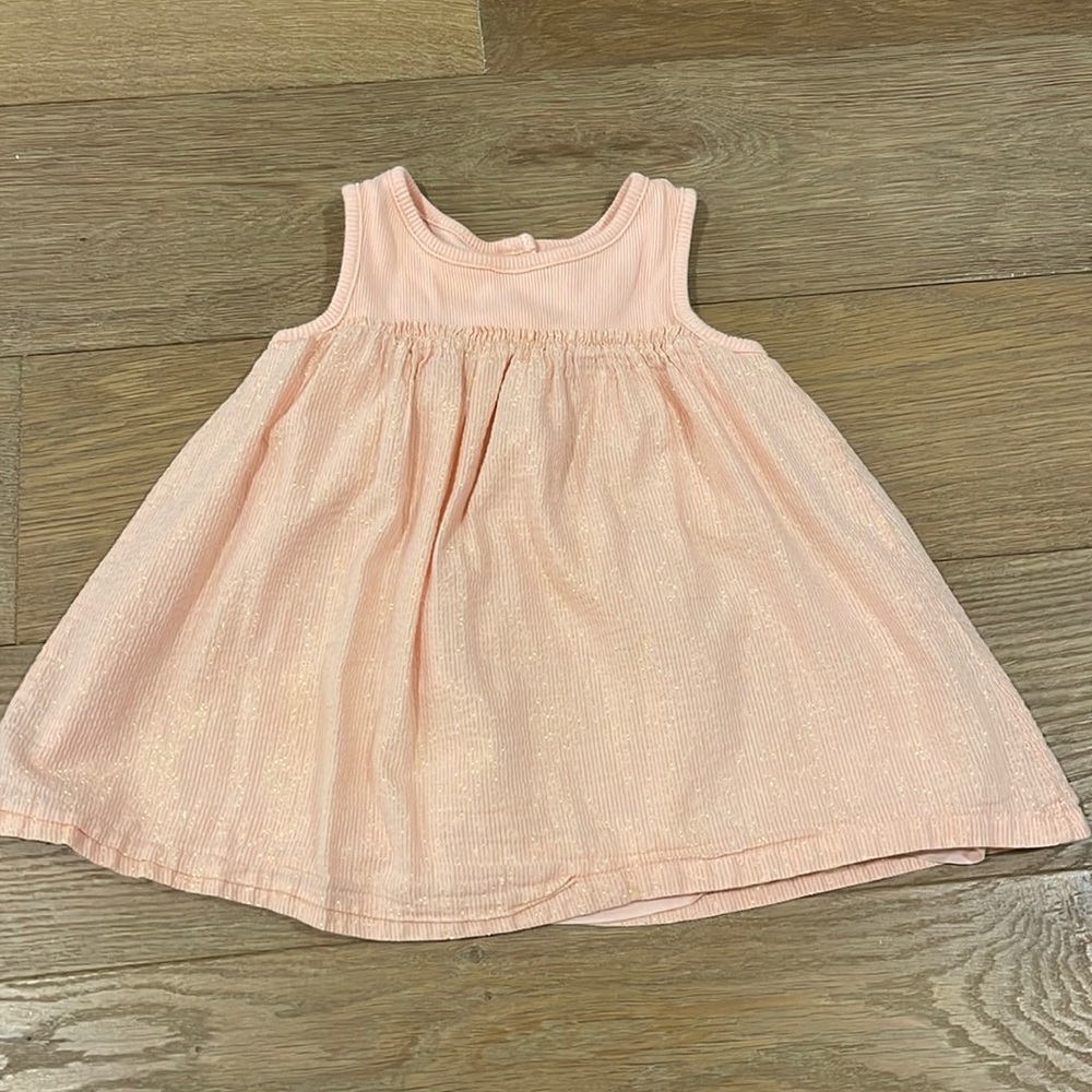 Baby Gap Metallic Tank Dress 12-18 Months